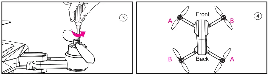 Installing the Propellers