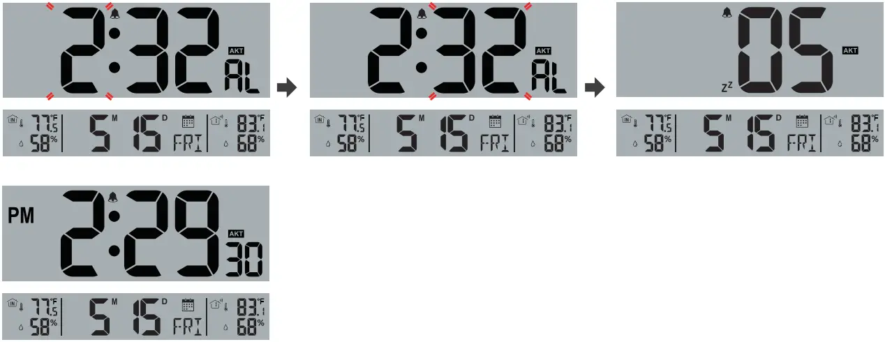 Doveet DR41 Digital Wall Clock - fig 12