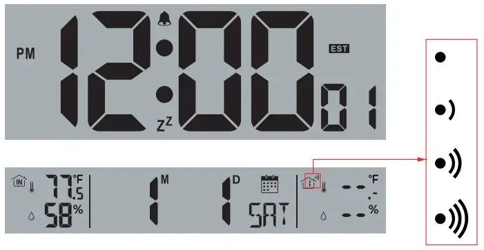 Doveet DR41 Digital Wall Clock - fig 4