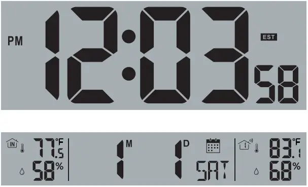Doveet DR41 Digital Wall Clock - fig 6
