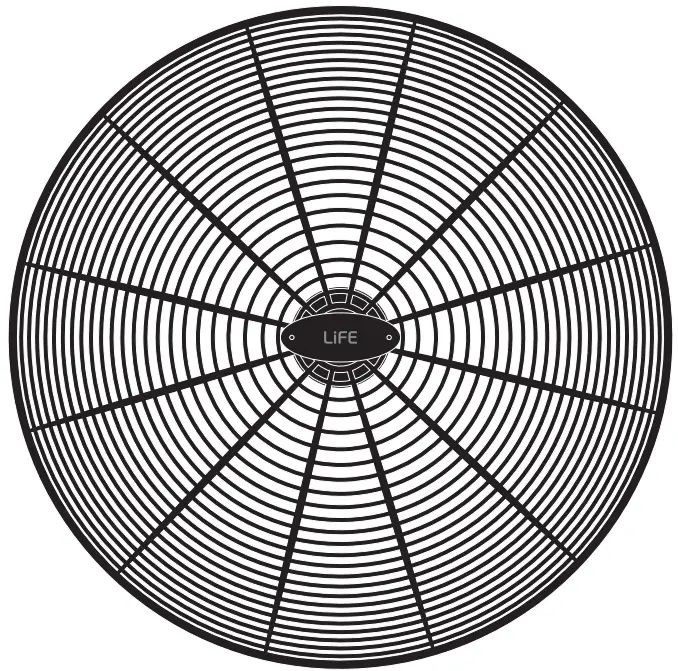 LiFE WindPro50 Industrial Wall Fan with Remote Control