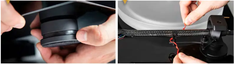 Pro-Ject X2 B Turntable with High-End Performance - tonearm twist