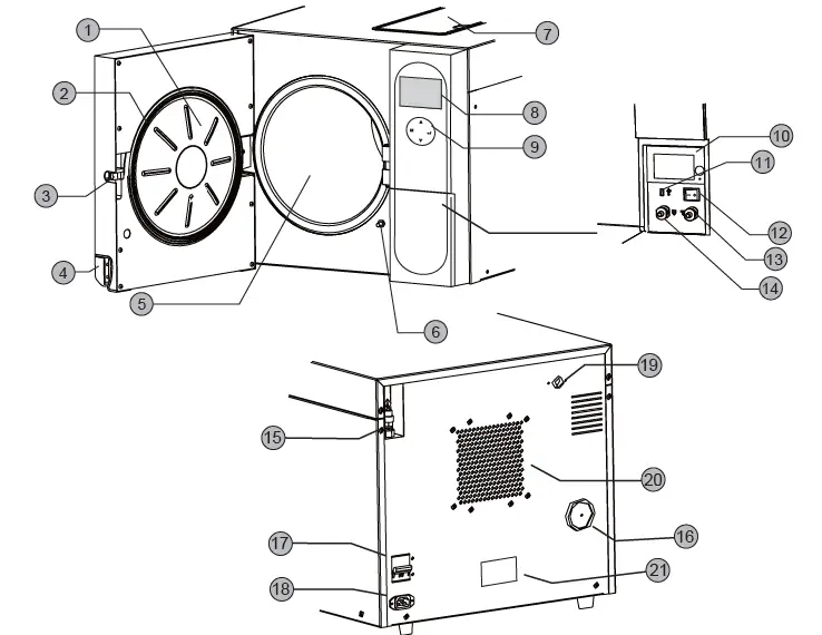 Beyes-Masteri-18L-Class-B-Autoclave-Automatic-Sterilizer-1
