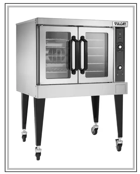 VULCAN VC6GC NAT Single Deck Full Size Natural Gas Convection Oven