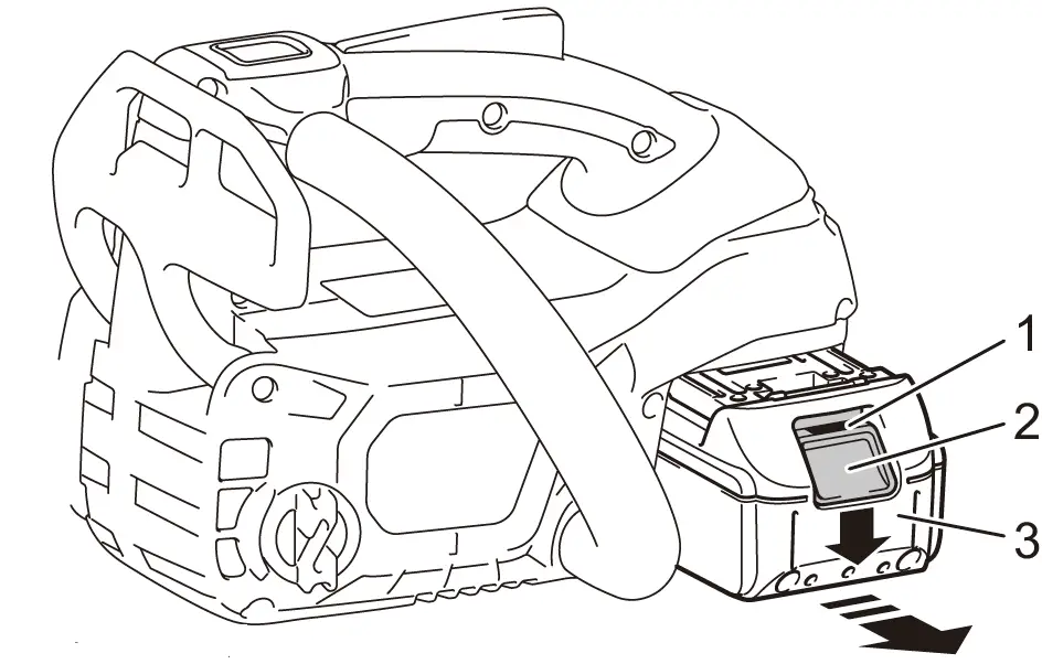 makita DUC254C Cordless Chain Saw 03