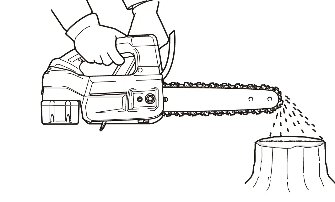 makita DUC254C Cordless Chain Saw 18