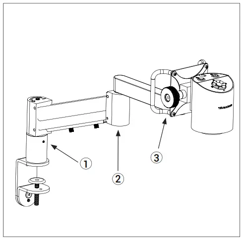 TAGARNO MOVE High Speed Modular Microscope - numbered areas