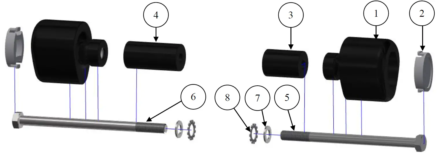 R G CP0526 Aero Crash Protectors Triumph Speed Triple 02