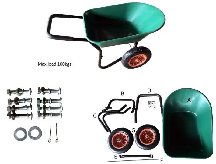 Coopers 2 Wheel Wheelbarrow 11458 - Cover