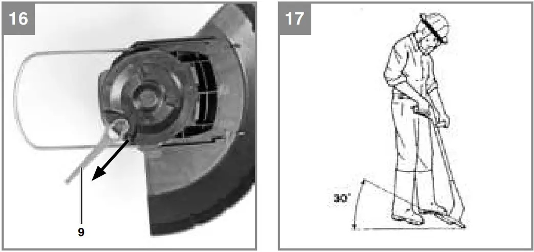 Einhell GE CT 18 Li Cordless Grass Trimmer - Figure 10