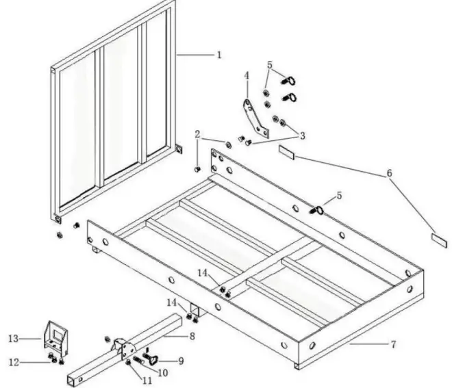 TITAN RAMPS MC400 Hitch Mounted Mobility Carrier-fig2