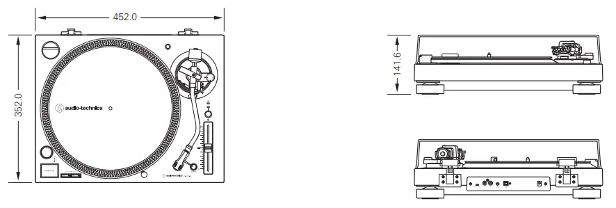 Audio-Technica AT-LP120XBT-USB-BK Wireless Direct-Drive Turntable (3)