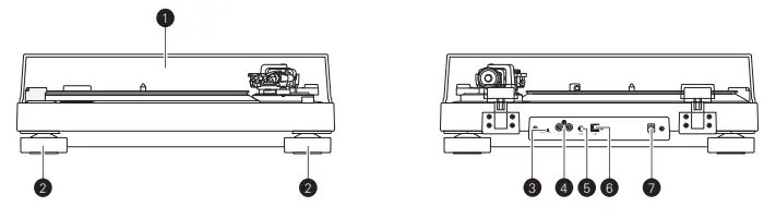 Audio-Technica AT-LP120XBT-USB-BK Wireless Direct-Drive Turntable (42)