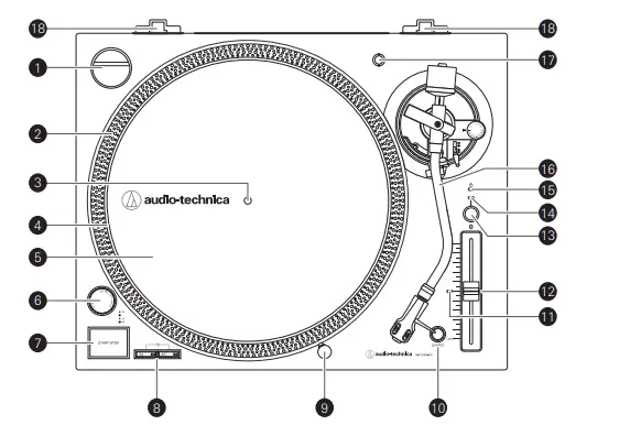 Audio-Technica AT-LP120XBT-USB-BK Wireless Direct-Drive Turntable (43)