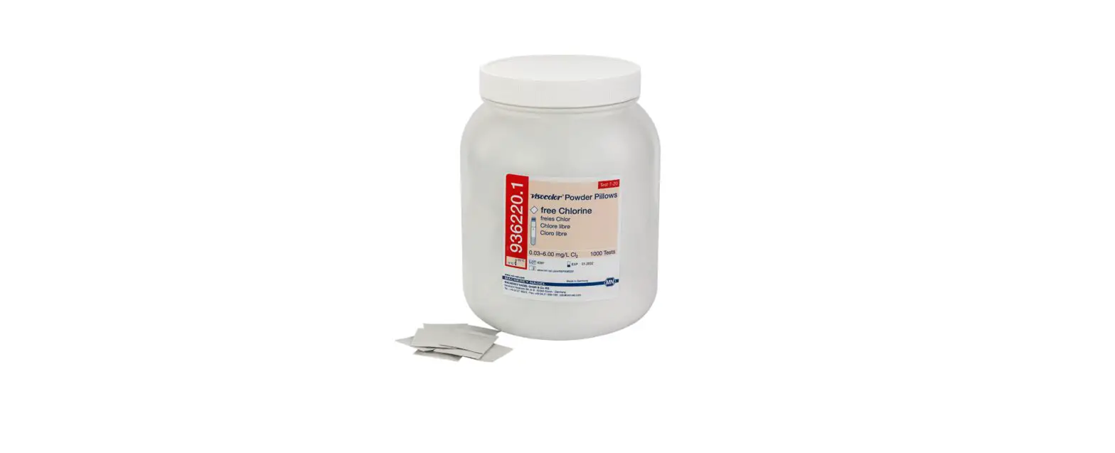 Visocolor Free Chlorine Powder Pillows Instructions