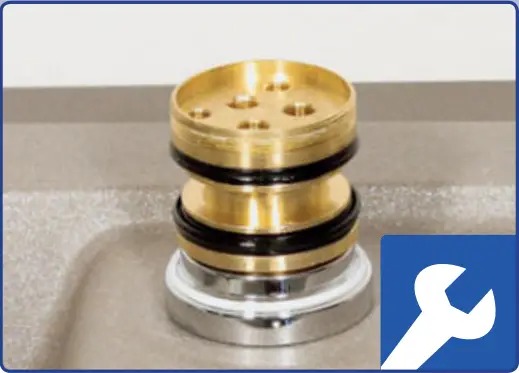 BLANCOANTAS ND Low Pressure Brass Silgranit Look Dual Finish Black Chrome Taps - fig 3