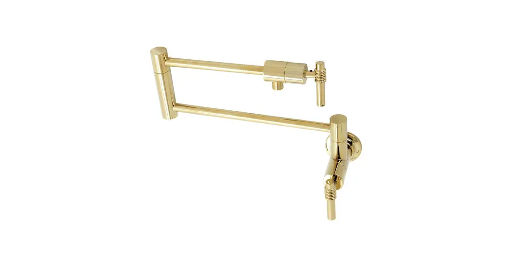 Kingston Ks4102ml Brass Pot Filler In Polished Brass Instruction Manual