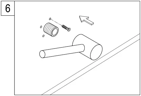 KINGSTON KS4102ML Brass Pot Filler in Polished Brass - installation 6