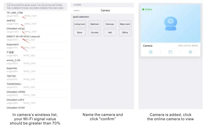 Anpviz WP-245-W Camera 2.4G Wireless WiFi Security Camera 10