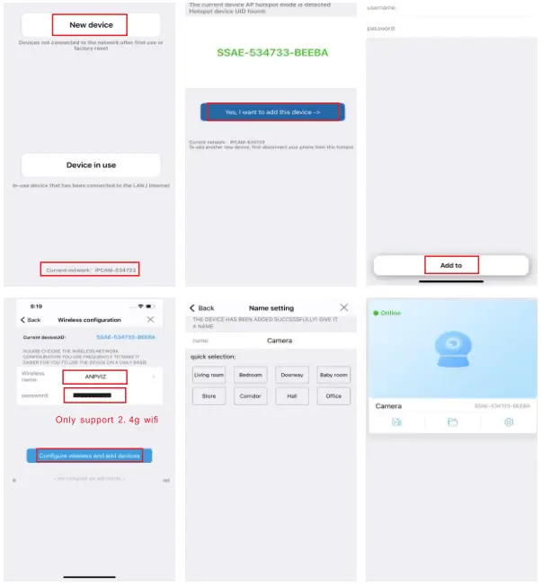 Anpviz WP-245-W Camera 2.4G Wireless WiFi Security Camera 13