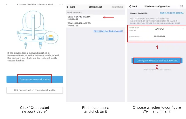Anpviz WP-245-W Camera 2.4G Wireless WiFi Security Camera 15