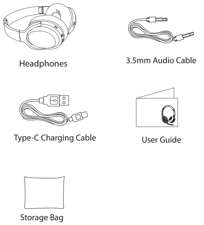 TZS 19BN02 Active Noise Cancelling Wireless Headphones fig 15