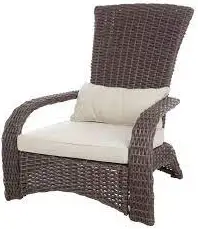 BALKENE Deluxe Coconino Wicker Chair - Brown