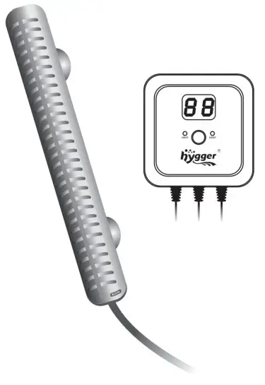 hygger HG-925 Pinpoint Quartz Heater with IC Temp Controller -