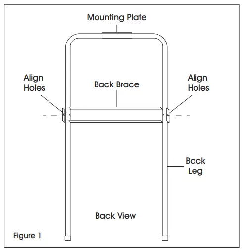 ULINE H-5193 Eyewash Stand -fig1