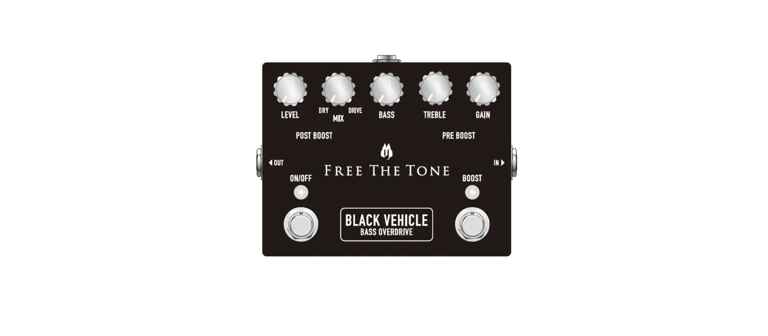 Free The Tone Black Vehicle Bv-1v Bass Overdrive Owner's Manual