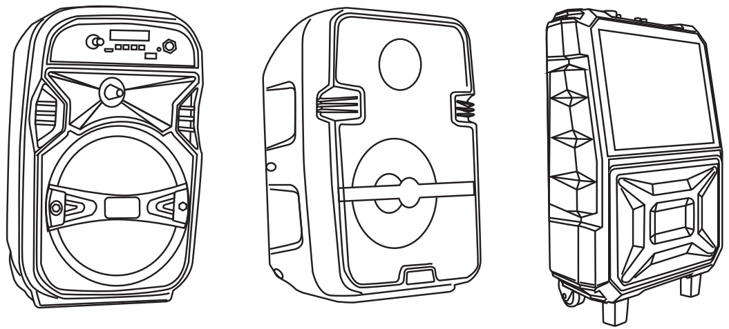 QFX LMS 28 COMBO Bluetooth Rechargeable Party Speaker - FIGURE 3