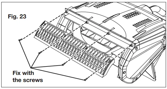 Replacing the Scraper Bar