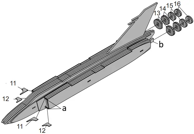 OSBORN CF-105 Avro Arrow Step 3