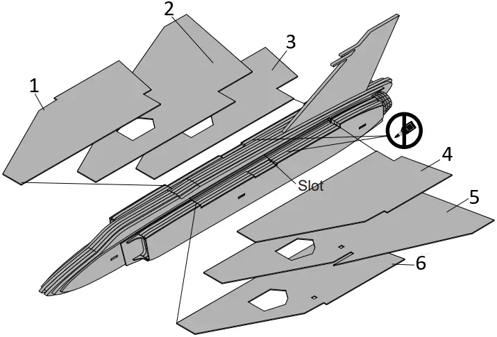 OSBORN CF-105 Avro Arrow Step 4