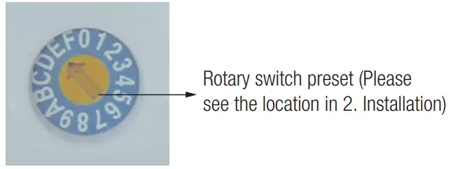 Rotary Switch Setting