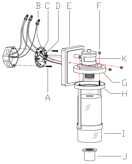 Uolfin 5069604 Path 1 Light 10.5 in Textured Black - PARTS INCLUDING
