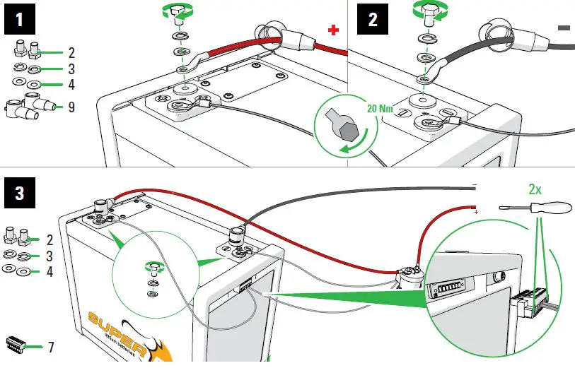 SUPER B Nomia 12V340Ah 12V Lithium Iron Phosphate Battery-2