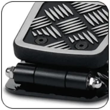 8000B Solid Footboard Pedals