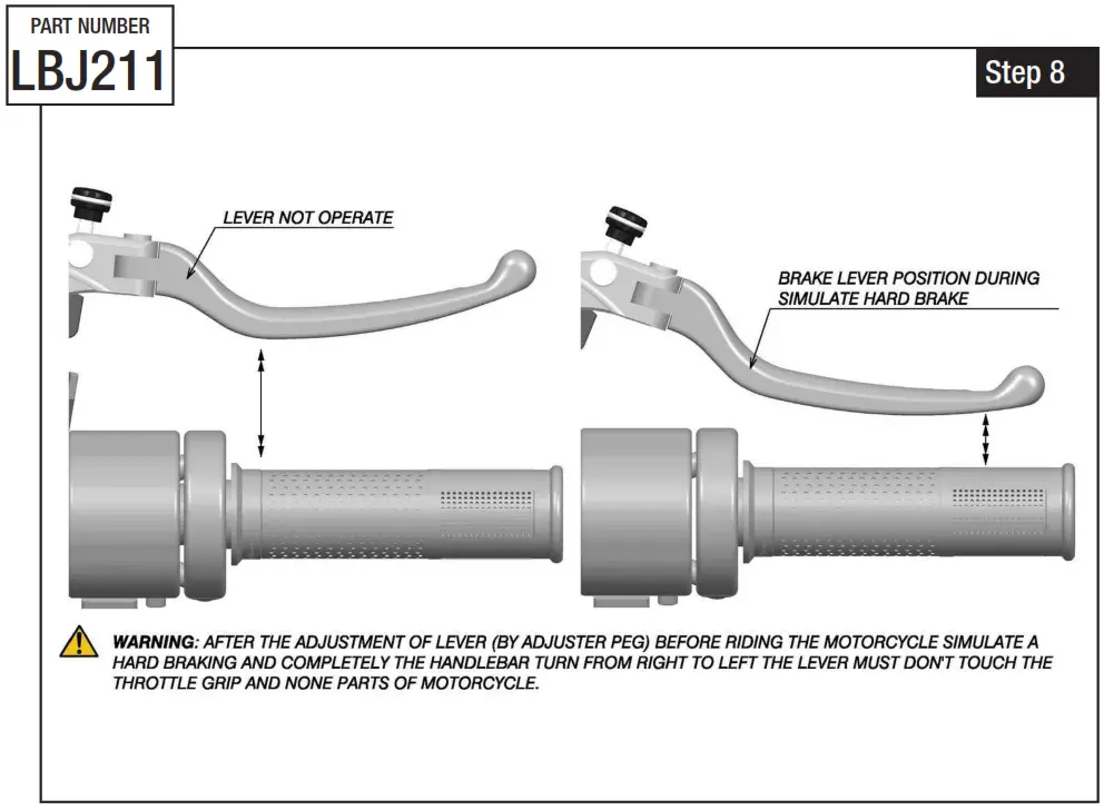 rizoma LBJ211 Brake Lever 3D - Figure 11