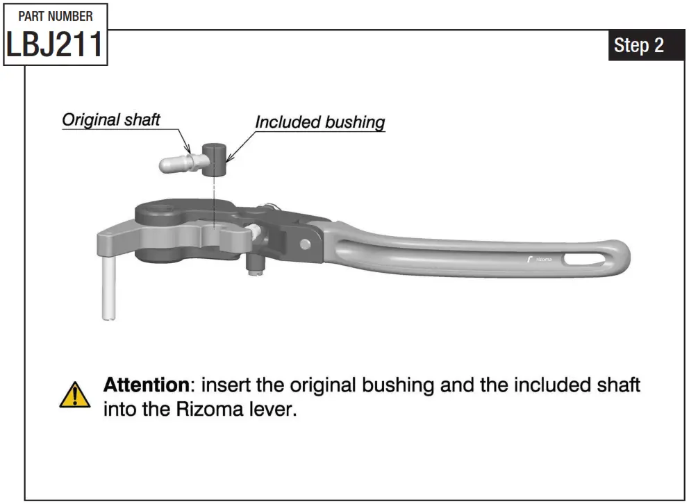 rizoma LBJ211 Brake Lever 3D - Figure 5
