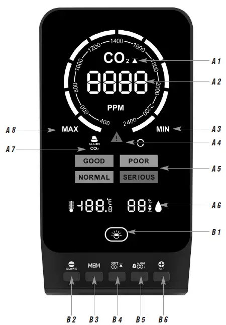 TFA-31.5011.10-Dostmann-Aircontrol-Up-Single-Beam-CO2-Reading-Device-FIG-1