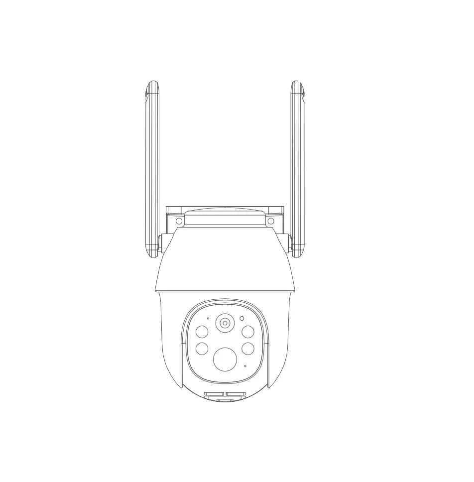 Langshixing Electronic Bcs0465 Battery Powered Security Camera User Manual