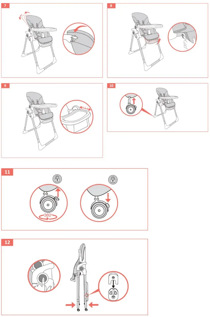 MONI HCY016 High Chair Bueno - Fig 2