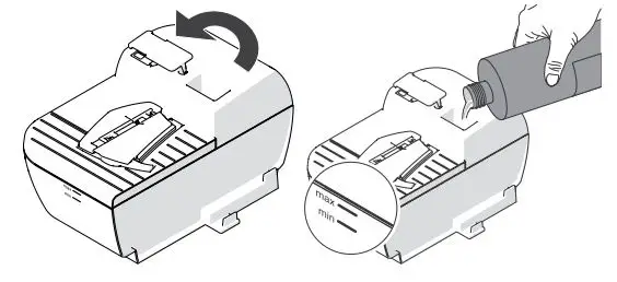 FP PostBase, PostBase Insight Installation Guide - Fill the Manual Sealer with Liquid