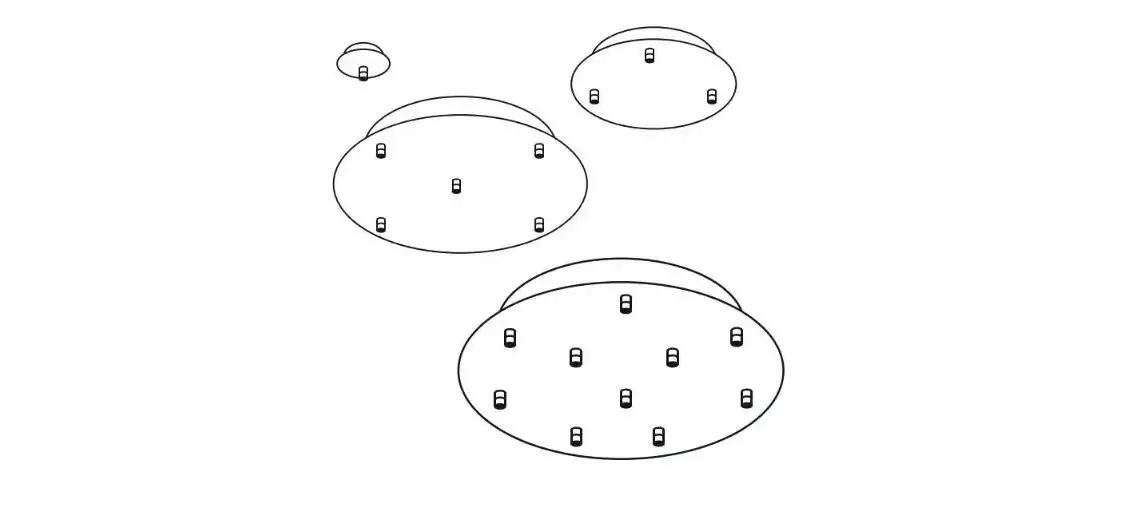 Eglo 62867 Canopy 3 Fold Surface Mounted Instruction Manual