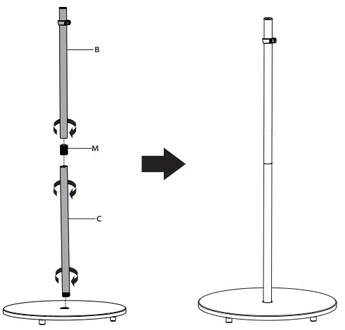 XTRARM FS2010 TV Stand - 2