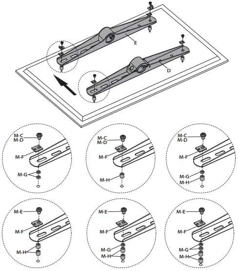 XTRARM FS2010 TV Stand - 4b