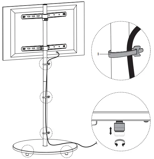 XTRARM FS2010 TV Stand- 6