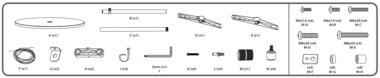XTRARM FS2010 TV Stand - Tolsss