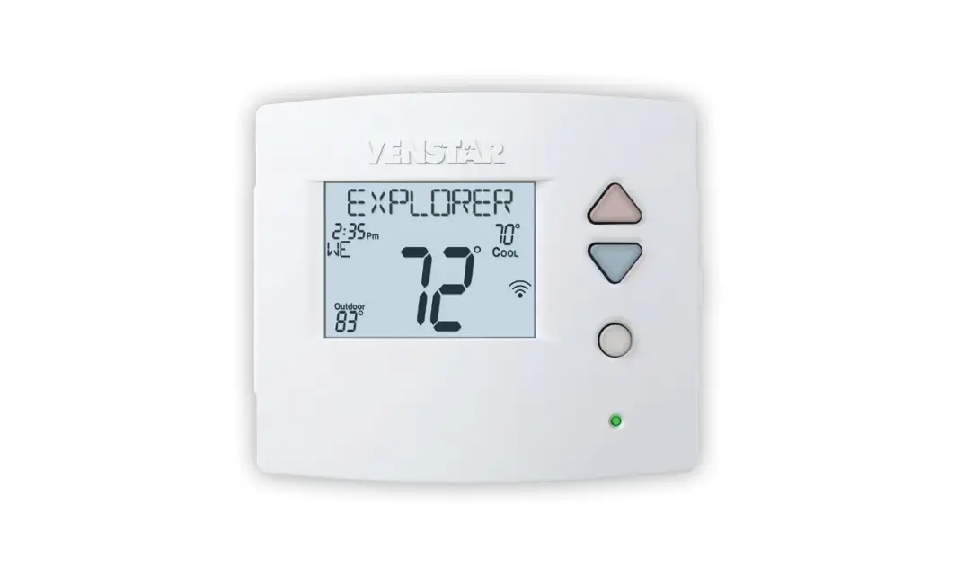 Venstar T4900sch Digital Thermostat Quick Setup Guide
